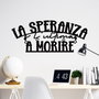 Wallity La Speranza 2 Accesorio decorativo de pared de metal Negro